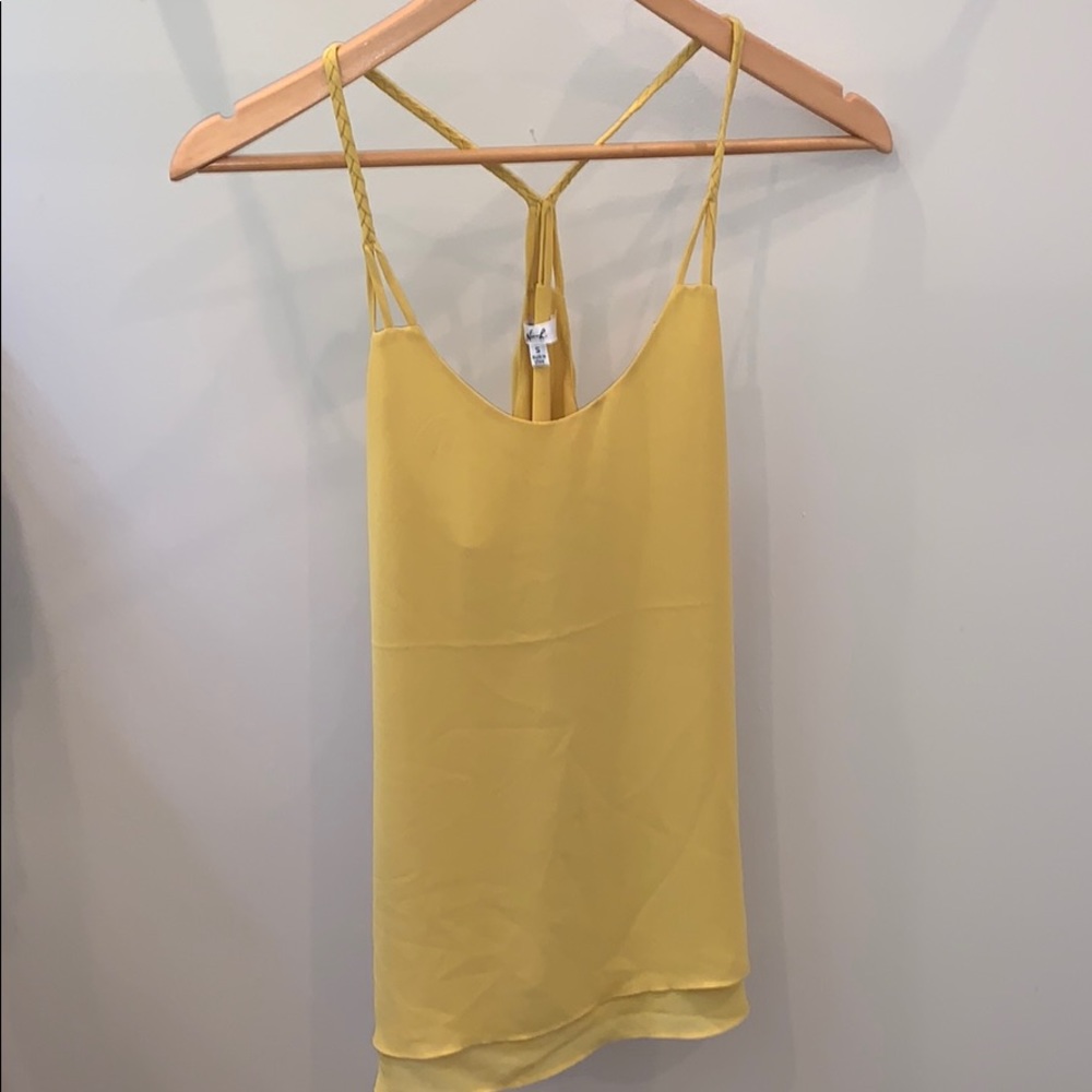 Yellow cami blouse
